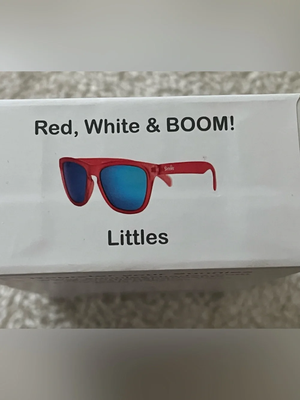 Sunnies red white